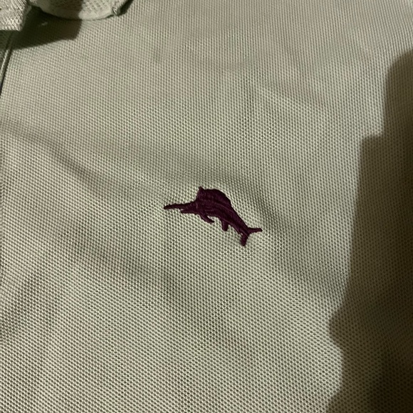 Tommy Bahama Sage Green Polo Shirt - Picture 3 of 8